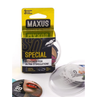 Презервативы точечно-ребристые MAXUS AIR Special №3 п/к 4289mx