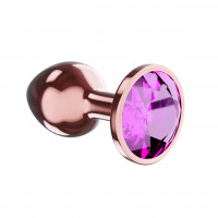 Анальная Пробка Diamond Quartz Shine L Розовое Золото 4023-02lola
