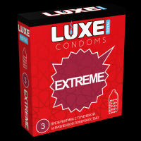 Презервативы текстурированные с точечной и рефленой поверхностью LUXE ROYAL Extreme 3658lux
