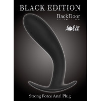 Анальная пробка Strong Force Anal Plug Black 4215-01Lola