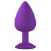 Анальная пробка Emotions Cutie Large Purple clear crystal 4013-06Lola