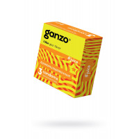 Презервативы Ganzo Juice, ароматизированные, латекс, 18 см, 3 шт