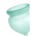 Менструальная чаша Satisfyer Feel Good, 2 шт в наборе, Силикон, Зеленый