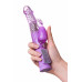 Вибратор с клиторальным стимулятором TOYFA A-Toys  High-Tech fantasy, TPE, Фиолетовый, 22,5 см