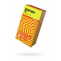 Презервативы Ganzo Juice, ароматизированные, латекс, 18 см, 12 шт