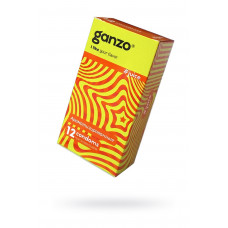 Презервативы Ganzo Juice, ароматизированные, латекс, 18 см, 12 шт