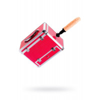 Секс-чемодан, Diva, Wiggler с двумя насадками, металл, розовый, 28 см