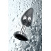 Анальный страз Metal by TOYFA, металл, серебристый, с кристаллом цвета турмалин, 7 см, Ø 2,7 см, 50 г