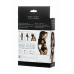 Комплект Glossy HALLE из материала Wetlook (топ, мини-шорты и перчатки), черный, XL