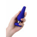 Анальная втулка ToDo by Toyfa Сlassic, размер M, силикон, синяя, 11,5 см, Ø 3,7 см