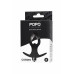 Анальная вибровтулка-расширитель POPO Pleasure by TOYFA Cordis S, силикон, черная, 10 см, Ø 4 см