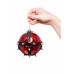 Новогодний шар с шипами Pecado BDSM, красный, 10 см