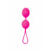 Вагинальные шарики Штучки-дрючки, cиликон, розовый, Ø3,5 см