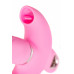 Вибратор c клиторальным стимулятором JOS Twistme, силикон, розовый, 19,5 см