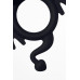 Эрекционное кольцо на пенис JOS COCKY DEVIL, силикон, чёрный, 8,5 см