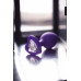 Анальная втулка Штучки-дрючки, водонепроницаемая, силикон, фиолетовая, 7 см, Ø 2 см