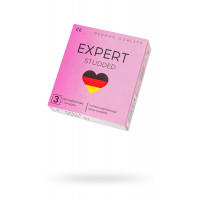Презервативы EXPERT Studded Germany 3 шт. (облегающие, точечные)