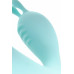 Вибратор с клиторальным стимулятором Flovetta by Toyfa Iris, силиконовый, мятный, 22 см