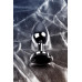 Анальный страз Metal by TOYFA, металл, серебристый, с кристаллом цвета турмалин, 7 см, Ø 2,7 см, 50 г