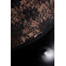 Платье Glossy Lulu из материала Wetlook, черное, XL