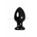 Анальная втулка TOYFA POPO Pleasure Cetus β, PVC, черная, 13 см, Ø 6,8 см