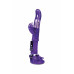 Вибратор с клиторальным стимулятором TOYFA A-Toys  , TPR, Фиолетовый, 22,5 см