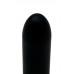 Черный классический вибратор - 17,5 см.
