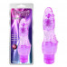 Фиолетовый вибратор Embrace с шипиками - 19 см.