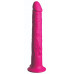 Ярко-розовый вибромассажер-реалистик с присоской Classix Wall Banger 2.0 - 19,1 см.