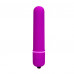 Фиолетовая вытянутая вибропуля - 10,2 см.