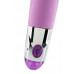 Фиолетовый ребристый вибратор Lovely Vibes Laced - 18,5 см.
