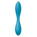Синий гибкий вибратор Satisfyer G-Spot Flex 1 - 19,5 см.