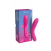 Розовый изогнутый вибромассажер We-Vibe Rave 2 - 21,7 см.