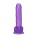 Фиолетовый фаллоимитатор-реалистик «Оки-Чпоки» - 18 см.