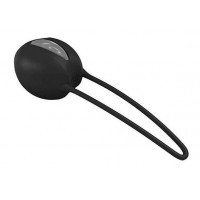 Чёрно-серый вагинальный шарик Smartballs Uno