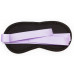 Чёрная маска на глаза Purple Black с фиолетовыми завязками