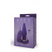 Фиолетовая анальная вибропробка APEX BUTT PLUG LARGE PURPLE - 15 см.