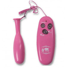 Розовый вибростимулятор с 4 видами пульсации и вибрации