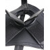 Страпон Harness со съемной насадкой черного цвета на регулируемых ремнях King Cock 9