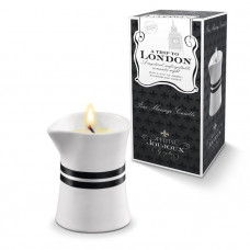 Petits Joujoux London Аромат–Ревень, амбра, черная смор, массажное масло в виде свечи.120гр.