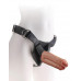 Страпон Harness со съемной насадкой на регулируемых ремнях загорелый Strap-On Harness