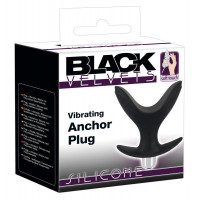 Анальный виброплаграсширитель Black Velvets Vibrating Anchor Plug