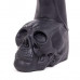 Фаллоимитатор гигант с черепом Cock with Skull - Black