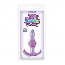 Анальная пробка с утолщением фиолетовая Jelly Rancher - T-Plug - Wave - Purple