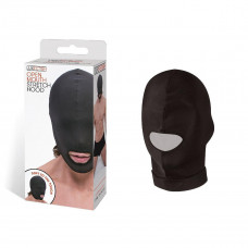 Эластичная маска на голову с прорезью для рта