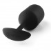 Профессиональная пробка для ношения B-vibe Snug Plug 4 черная