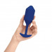 Профессиональная пробка для ношения с вибрацией синяя B-Vibe Vibrating Snug Plug 4
