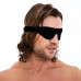 Черная мягкая маска на глаза Unisex Blindfold