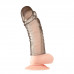 Шестидюймовый увеличитель для пениса Ribbed Realistic Penis Enhancing Sleeve Extension