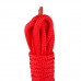 Нейлоновая красная веревка Red Bondage Rope 5 м для связывания